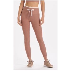 Vuori Light Terracotta Heather Vibe Elevation Leggings